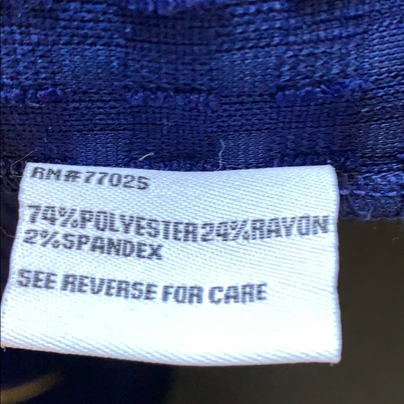 Small Liz Lange Navy Blue Zip Jacket Blazer - Picture 7 of 8